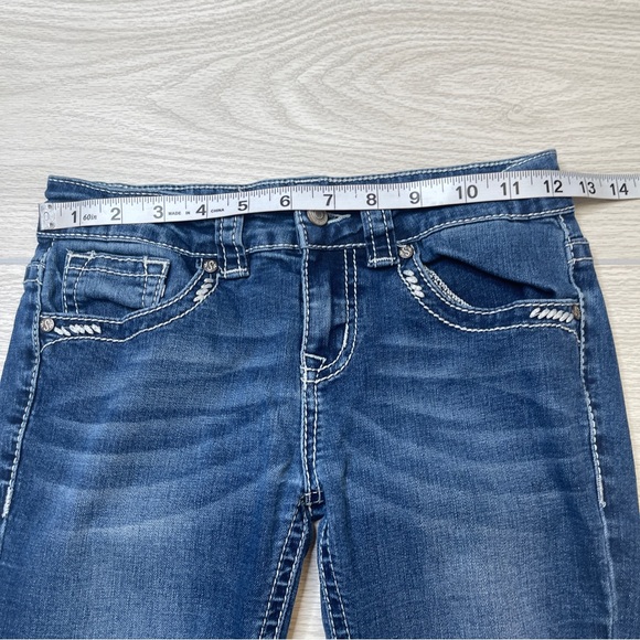 Shyanne Girls Embroidered Back Pockets Bootcut Western Jeans Girl’s Size 10 - Picture 11 of 14